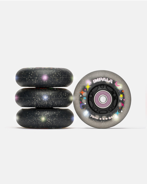 impala skate Impala Inline Light Up Wheels Black Twinkle