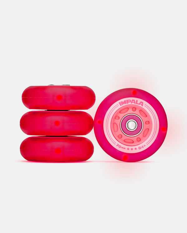 impala skate Impala Inline Light Up Wheels Pink / Red
