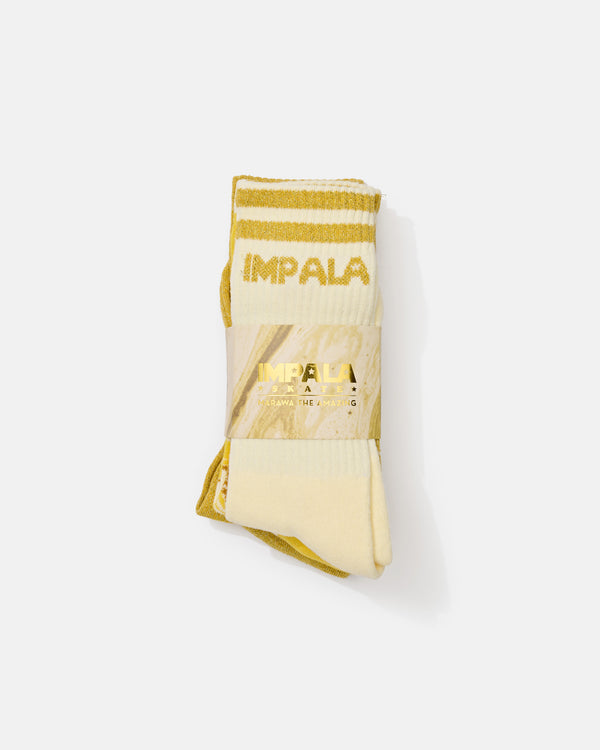 Impala Skate Impala Sock 3 Pack Marawa Gold