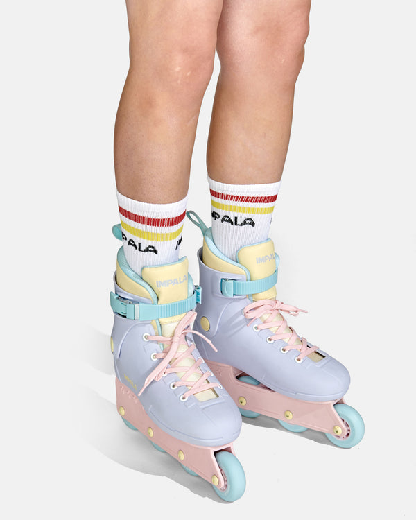 Impala Skate Impala Stripe Sock 3 Pack Multi Coloured