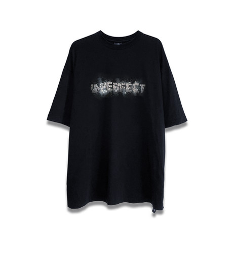 imperfect CRACKS OVERSIZED TEE