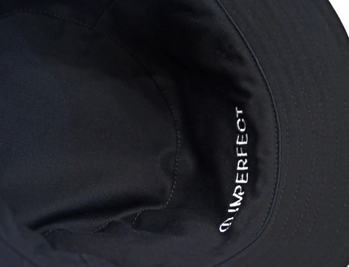 Imperfect EMBROIDERED BUCKET HAT (REVERSIBLE)