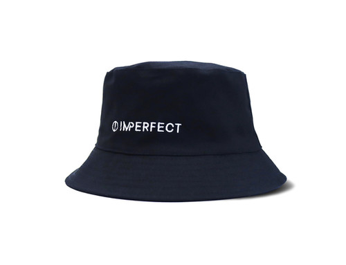 imperfect EMBROIDERED BUCKET HAT (REVERSIBLE)