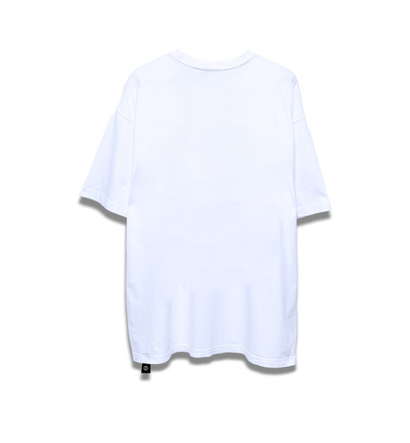 Imperfect EMBROIDERY LOGO OVERSIZED TEE (WT)