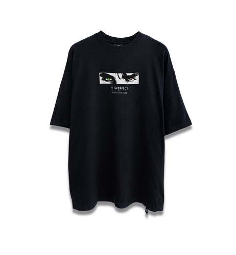 imperfect EYES OVERSIZED TEE (BK)