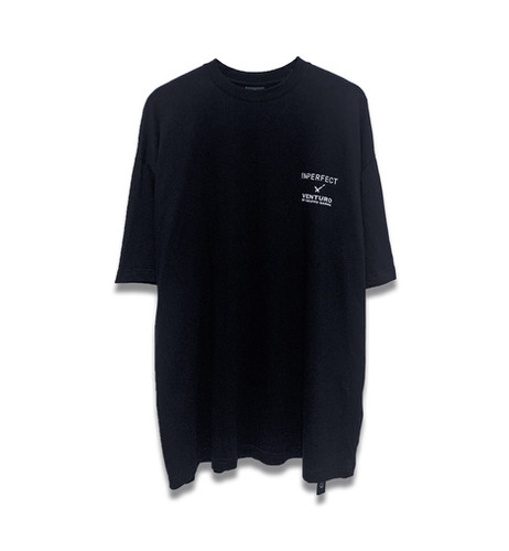 Imperfect IMPERFECT X VENTURO OVERSIZED TEE (BK)