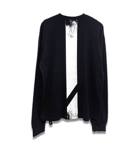 Imperfect LONG SLEEVE OVERSIZED TEE (BK)
