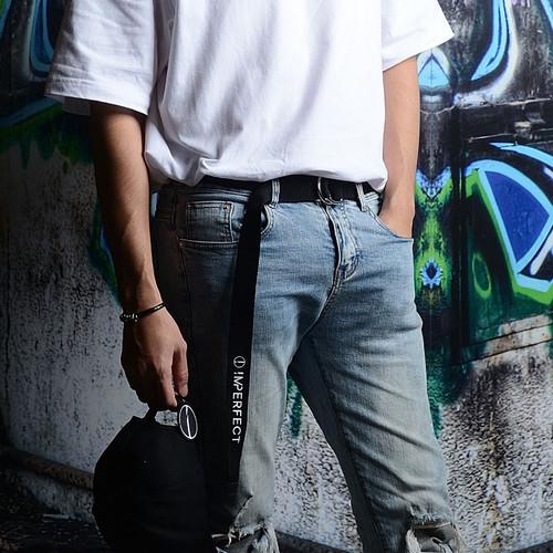 Imperfect LONG WEBBED BELT