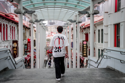 Imperfect No.28 OVERSIZED TEE (WT)