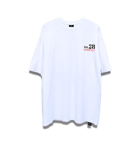 imperfect No.28 OVERSIZED TEE (WT)