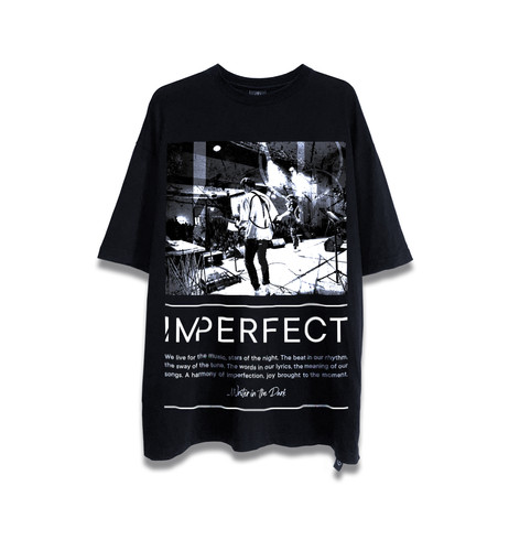 imperfect ROCK STAR OVERSIZED TEE (BK)