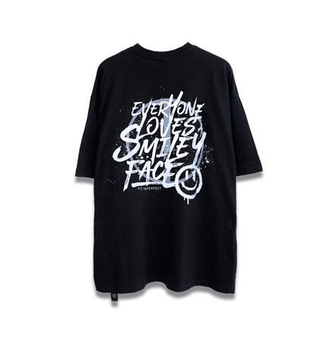 imperfect SMILEY OVERSIZED TEE
