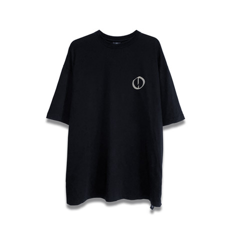 Imperfect VELVET OVERSIZED TEE (BK)