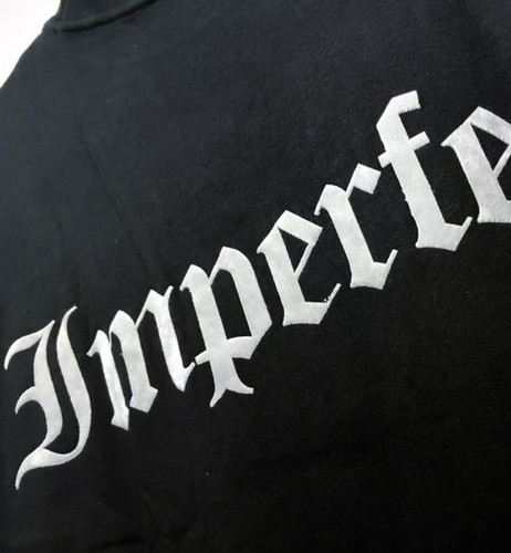 Imperfect VELVET OVERSIZED TEE (BK)