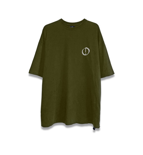 Imperfect VELVET OVERSIZED TEE (KHAKI)