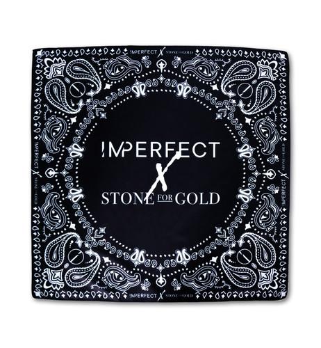 Imperfect IMPERFECT X STONE FOR GOLD LEATHER KEYCHAIN WITH BANDANA