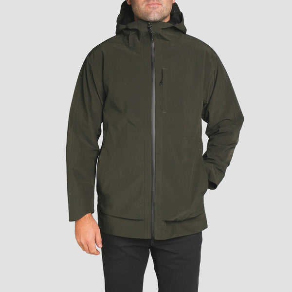 imperial motion Avalon 3-Layer Waterproof Rain Jacket Olive
