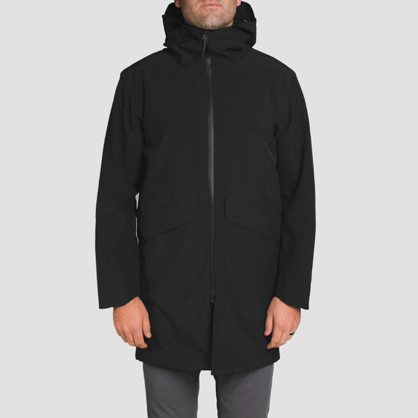 imperial motion Continuum 3-Layer Waterproof Rain Jacket Black