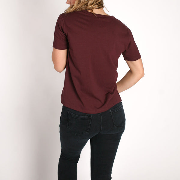 Imperial Motion Density Women's Premium T-Shirt Burgundy