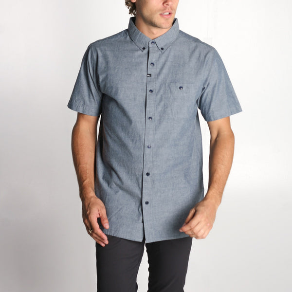 imperial motion Bradford SS Woven Indigo