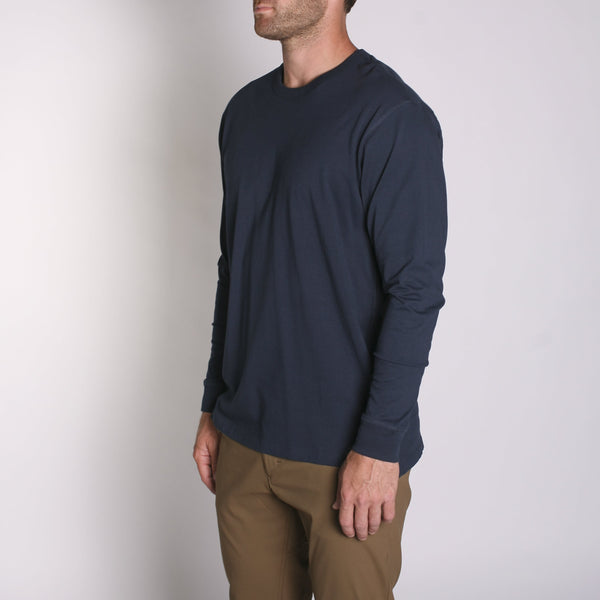 Imperial Motion Density LS Premium T-Shirt Navy