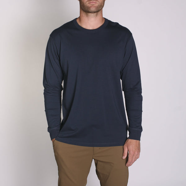Imperial Motion Density LS Premium T-Shirt Navy