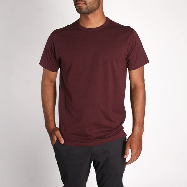 imperial motion Density Premium T-Shirt Burgundy