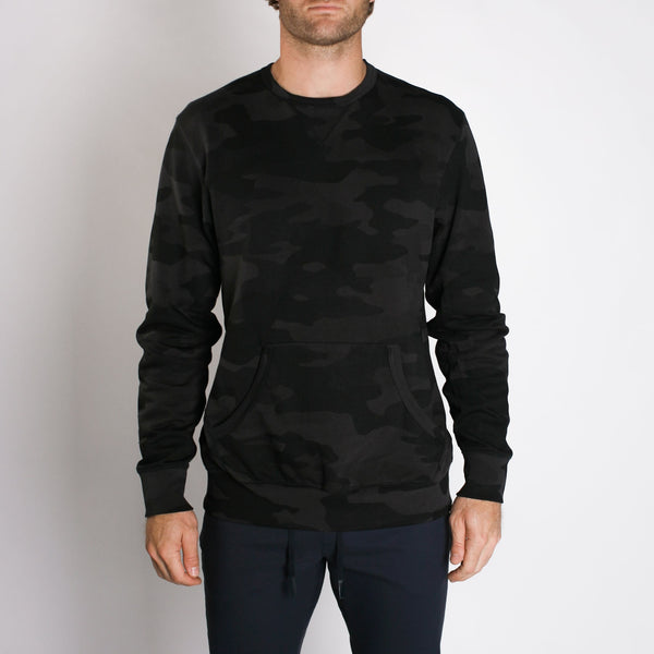 imperial motion Mills Crewneck Black Camo