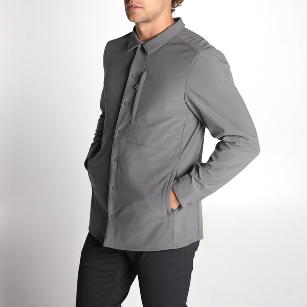 Imperial Motion Provision Shacket Gunmetal