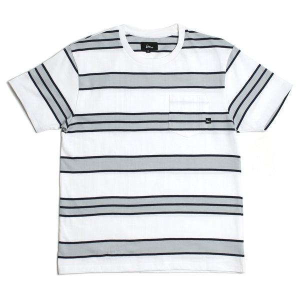 imperial motion Vintage Pocket T-Shirt White/Grey