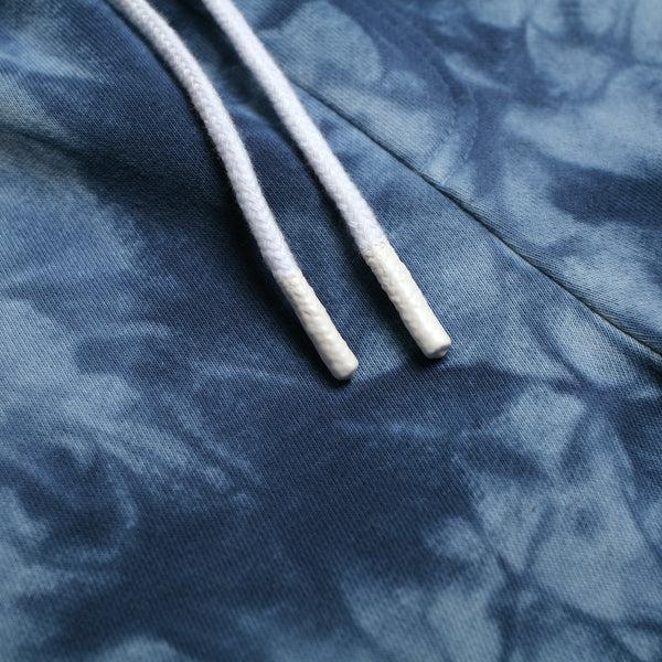 Imperial Motion Loftloom Sweat Shorts Indigo Smoke Tie Dye