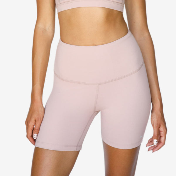 imperial motion Solo High Waisted Biker Shorts Mauve