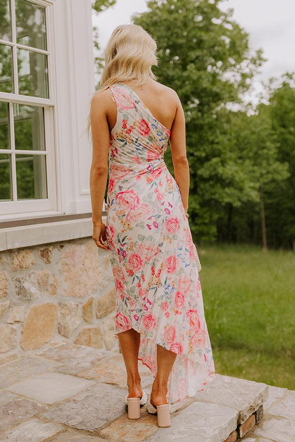 Impressions Aways My Amour Pleated Floral Maxi Dress