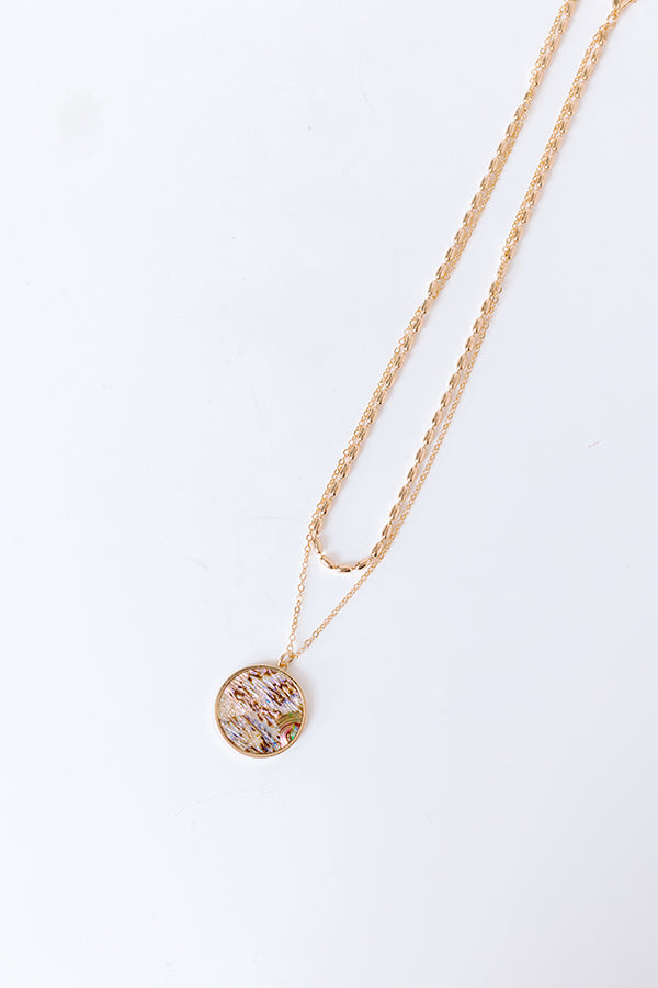 Impressions Catalina Coastline Layered Necklace In Abalone Shell