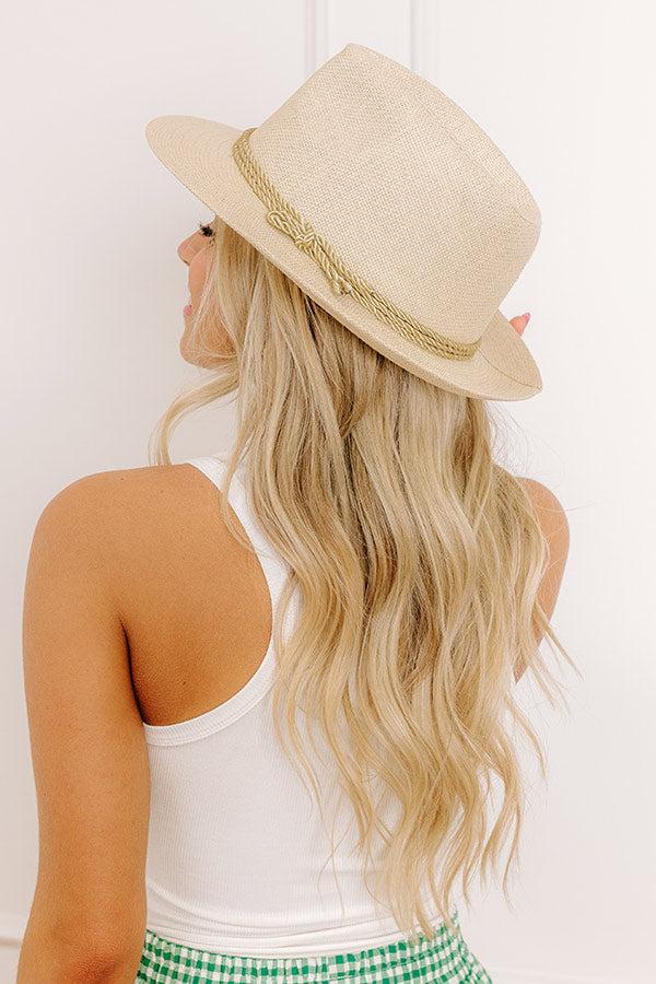 Impressions Coastal Cruise Raffia Woven Hat In Ivory