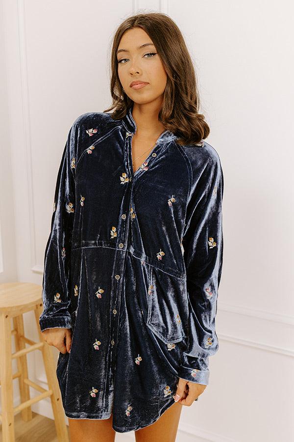 Impressions Countryside Chic Embroidered Button Up Top