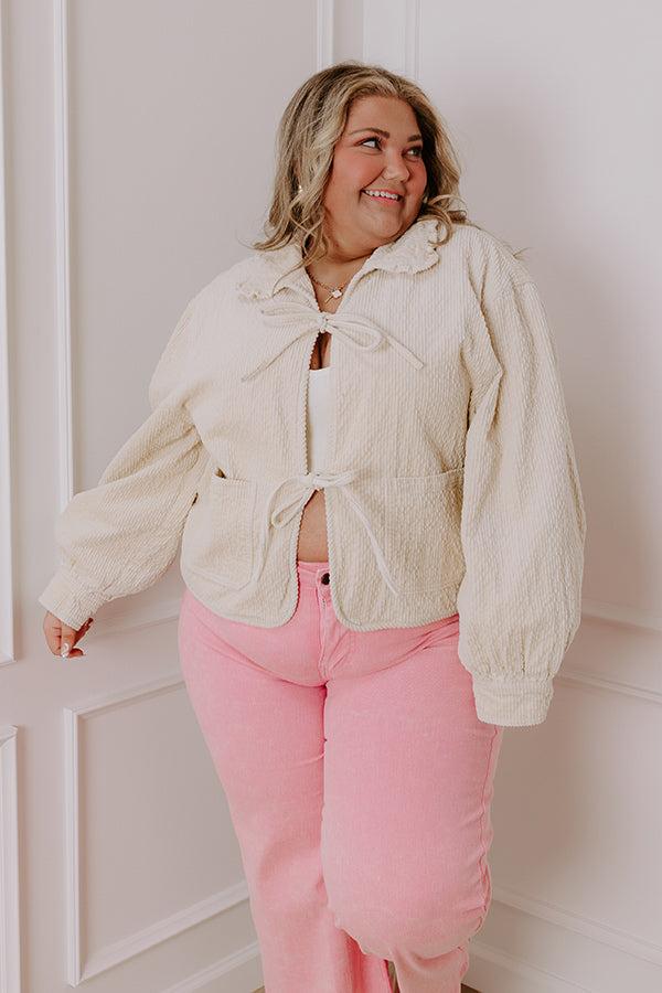 impressions Countryside Cutie Corduroy Jacket Curves