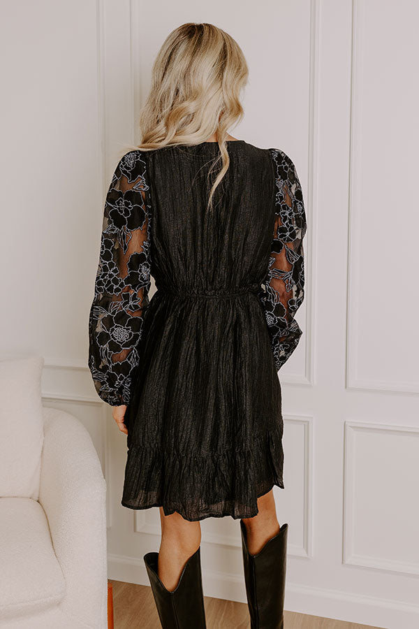 Impressions Fell In Love In France Floral Mini Dress