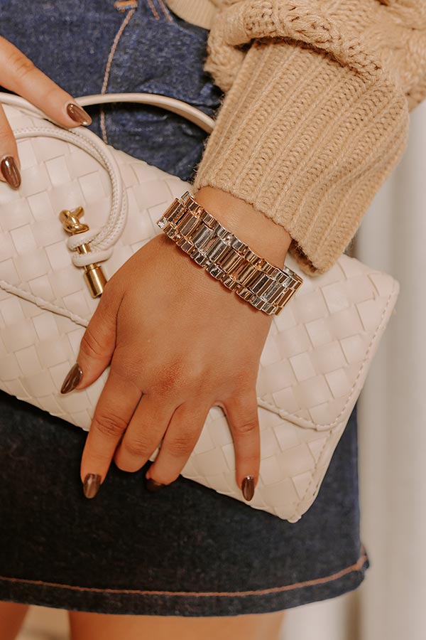 impressions Happy Hour Chic Watchband Stretch Bracelet