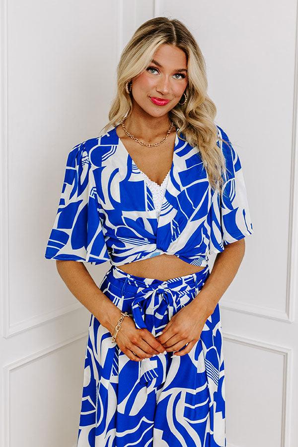 impressions Amalfi Cruise Crop Top