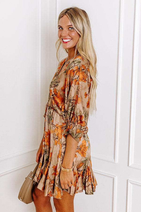 Impressions Amazing Views Floral Mini Dress