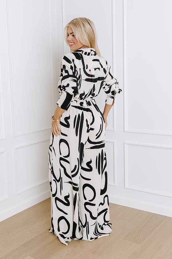 Impressions Art Gallery Ready Jumpsuit Curves