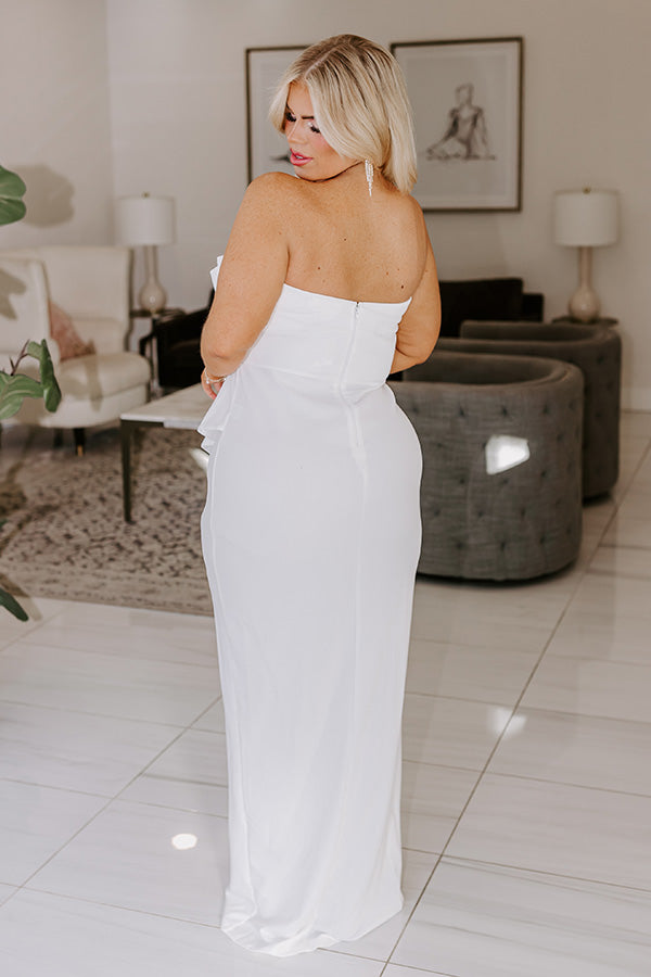 Impressions Back To You Maxi In White Curves