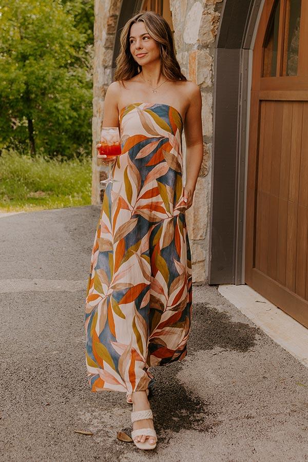 impressions Bali Views Floral Maxi Dress