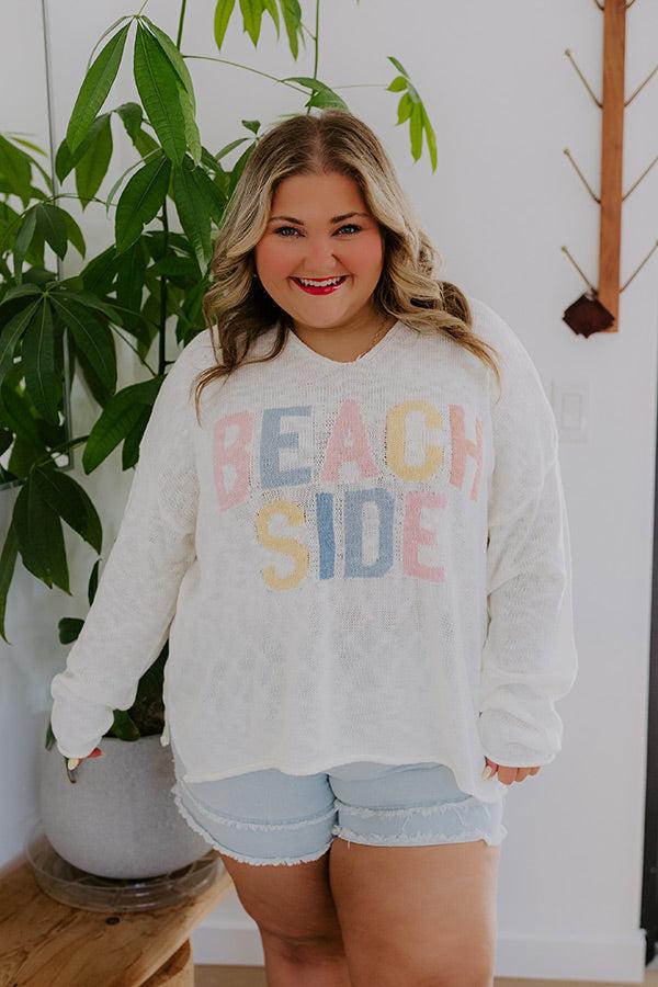Impressions Beachside Knit Sweater Curves