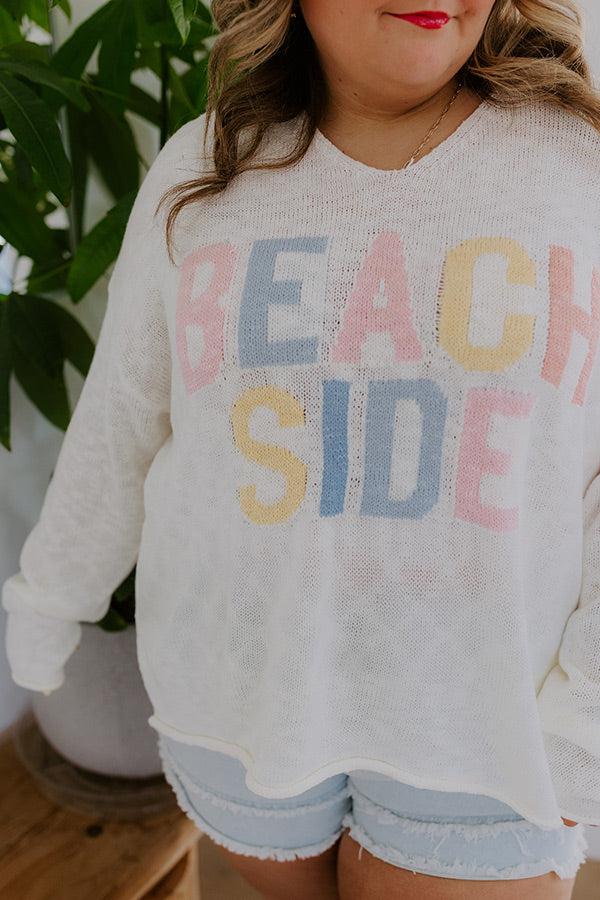 Impressions Beachside Knit Sweater Curves