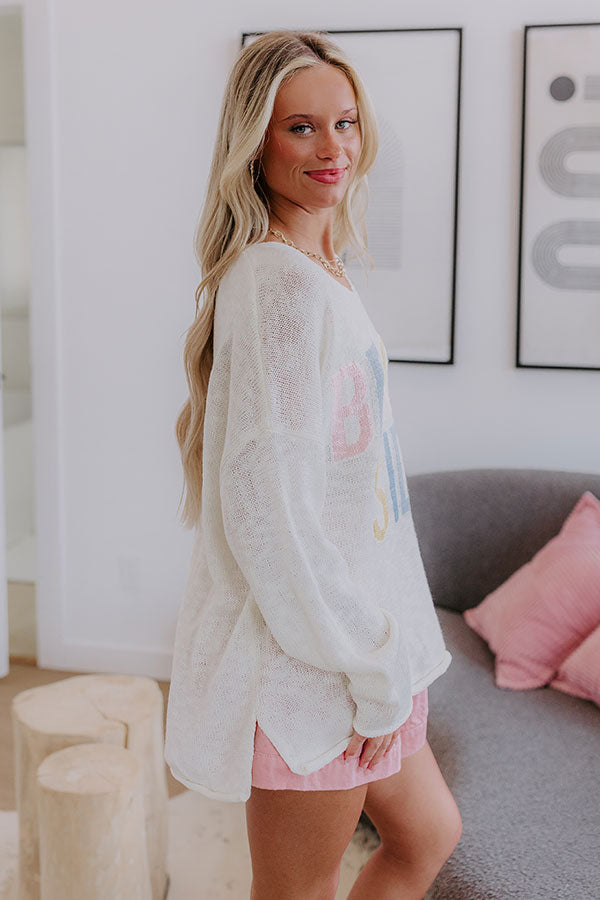 Impressions Beachside Knit Sweater