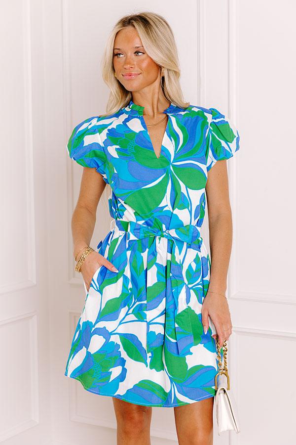 impressions Blossom Bay Floral Mini Dress