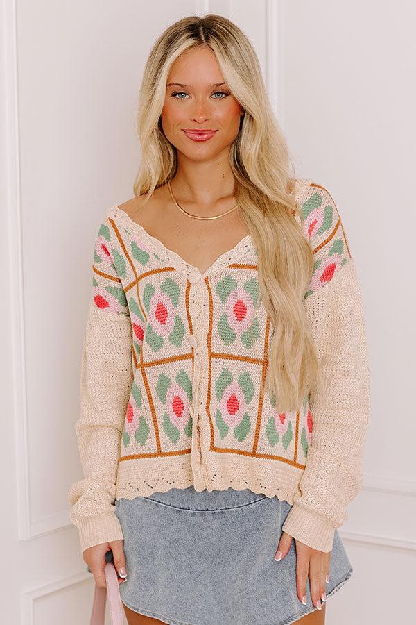impressions Boho Feels Knit Cardigan