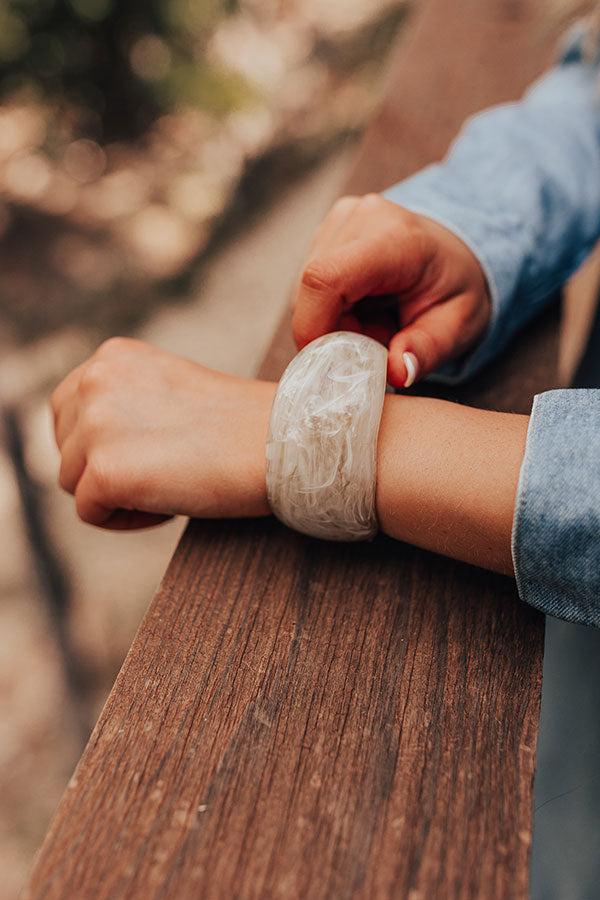 Impressions Boho Vibe Bangle Bracelet In Beige